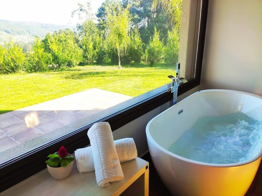 Casa Nueva De Vigo Rural Mos Con Jacuzzi Y Chimenea Para Escapada Romantica Exteriér fotografie